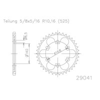 ESJOT Kettenrad, 41 Zähne