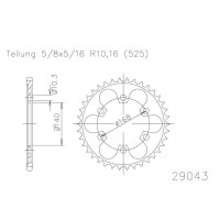 ESJOT Kettenrad, 42 Zähne