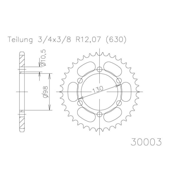 ESJOT Sprocket, 35 teeth