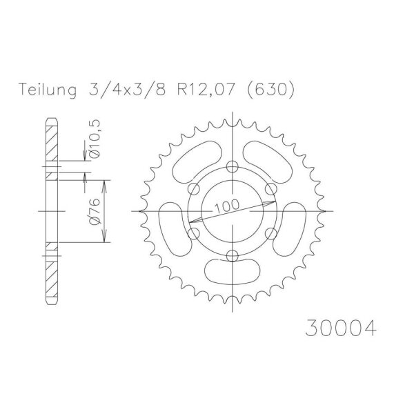 ESJOT Sprocket, 42 teeth