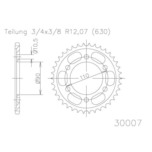 ESJOT Sprocket, 35 teeth