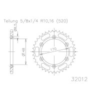 ESJOT Sprocket, 42 teeth