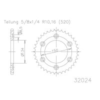 ESJOT Sprocket, 47 teeth