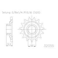 ESJOT Chain pinion, 15 teeth