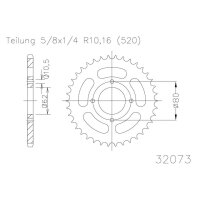 ESJOT Sprocket, 53 teeth