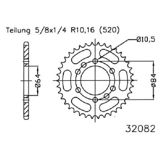 ESJOT Sprocket, 41 teeth