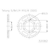 ESJOT Sprocket, 42 teeth