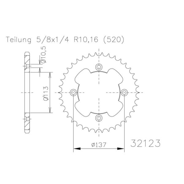 ESJOT Sprocket, 35 teeth