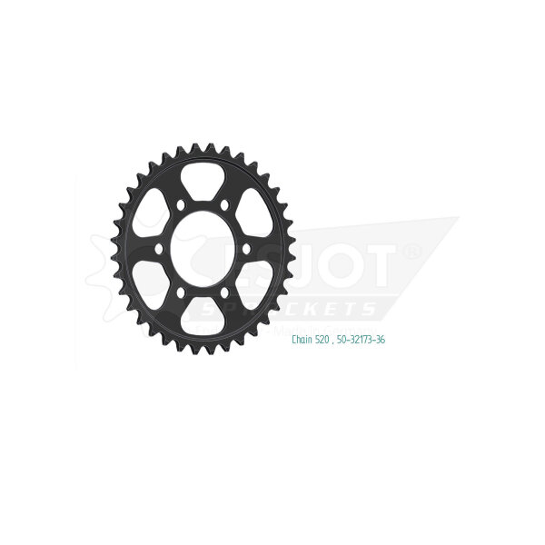 ESJOT Sprocket, 36 teeth, steel 520 pitch