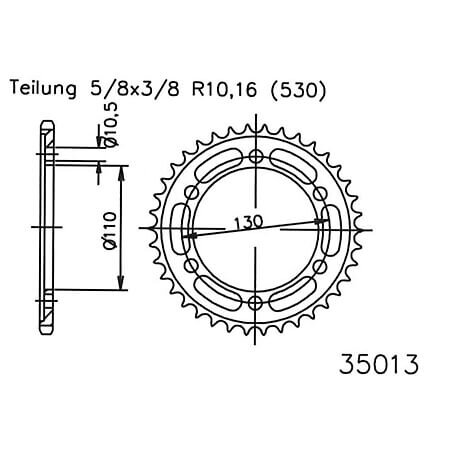 ESJOT Sprocket, 47 teeth