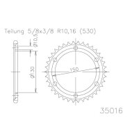 ESJOT Sprocket, 48 teeth