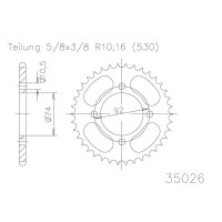 ESJOT Sprocket, 39 teeth