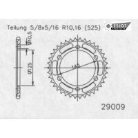 ESJOT Chain wheel, 43 teeth