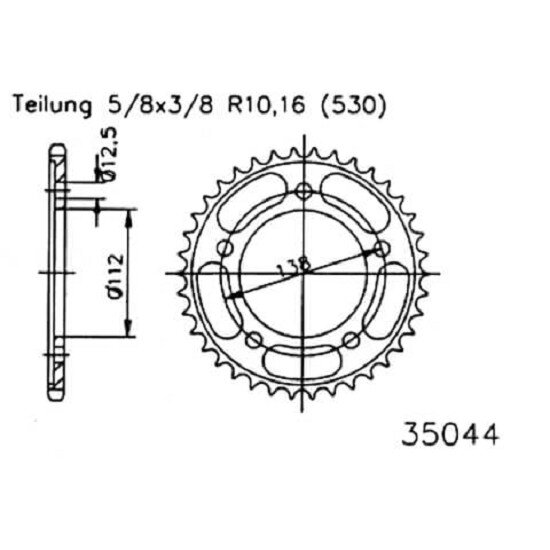 ESJOT Kettenrad, 48 Zähne