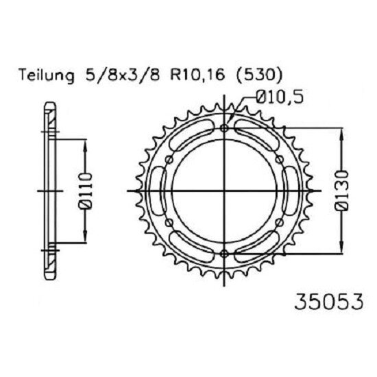 ESJOT Sprocket, 39 teeth