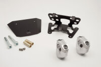 LSL Clamping bracket kit í˜28,6 MT-07, silver clamping brackets