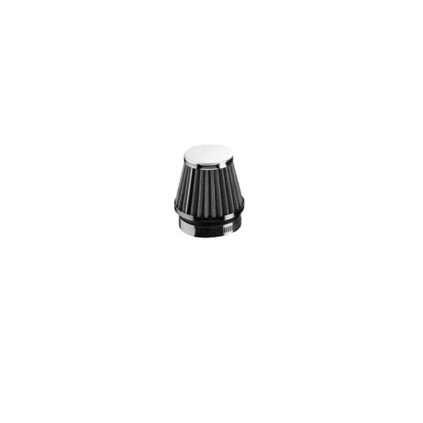 HIGHWAY HAWK Air filter straight, chrome plated Ø 60 mm