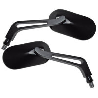 SHIN YO Handlebar mirror, oval, black