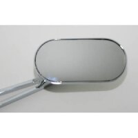 SHIN YO Handlebar mirror, oval, chrome