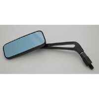 SHIN YO Handlebar mirror, rectangular, aluminum, black