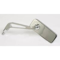 SHIN YO Handlebar mirror, rectangular, aluminum, chrome