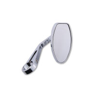 SHIN YO Handlebar end mirror FERRARA, chrome