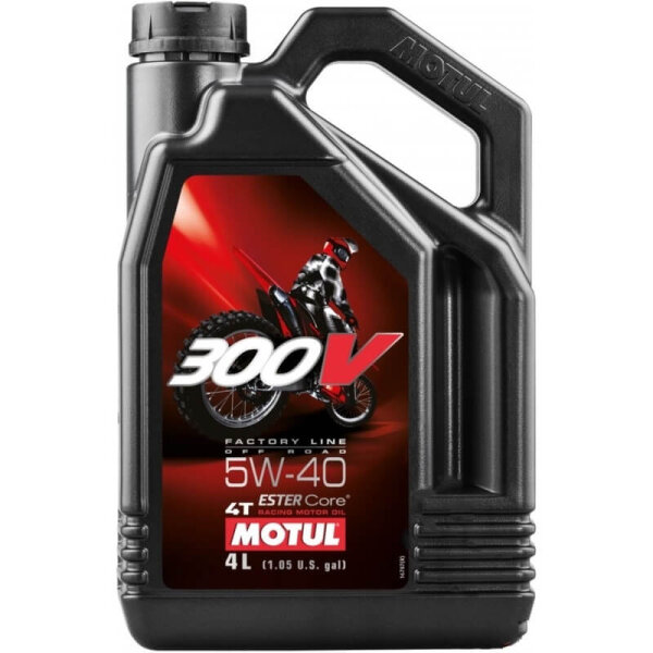 MOTUL 4T engine oil 300V FACTORY LINE OFFROAD, 5W-40, 4L