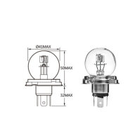 Hauptscheinwerferlampe | 6V 45/40W P45T