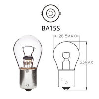 Kugellampe | 12V 18W Ba15s Pin 180°