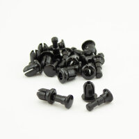 Spreizschrauben | PVC 7,5mm Schwarz 10 Stck