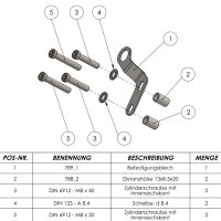 Bordsteckdosenhalter | mit Befestigungsmaterial