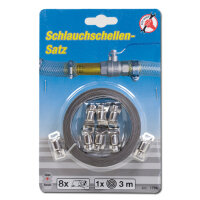 Schlauchschellen-Set | 3m Endlosband rostfrei