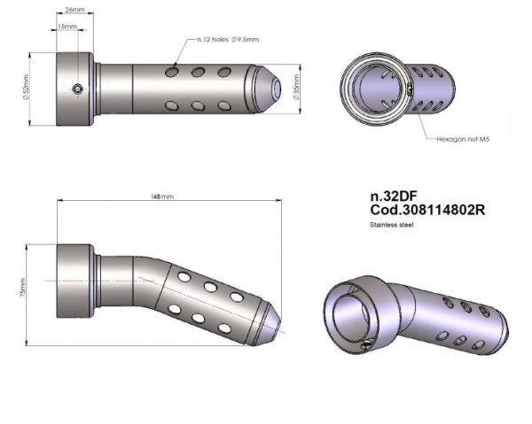 Leovince SBK DB-Killer | N.32DF Code 308114802R