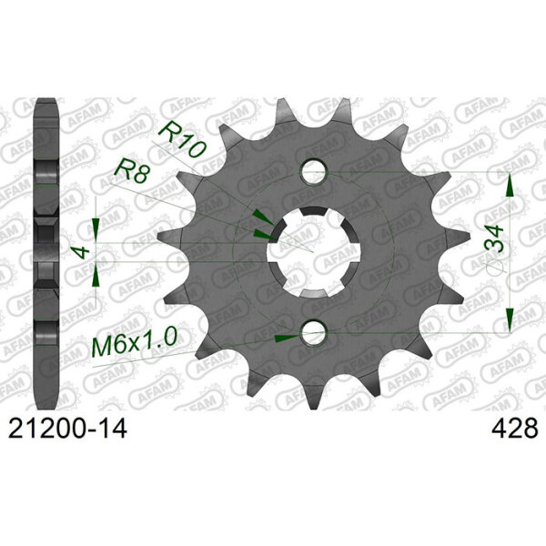 Ritzel 21200-14 | 14Z - 428