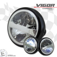 LED-Scheinwerfer "Vigor" 7" | klar schwarz...