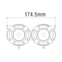 Halterahmen 2 Elipsoid Scheinwerfer+ Kabelbaum