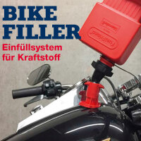 Einfüllsystem für Kraftstoff, schwarz / rot,