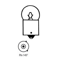 Kugellampe | 12V 23W Bay15s Pin 145°