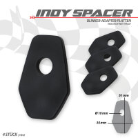 Indy Spacer "GSX-S 1000" | schwarz stahl M10