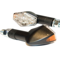 LED-Blinker "Diamond" | schwarz lang M10