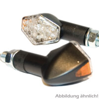 LED-Blinker "Diamond" | schwarz lang M10