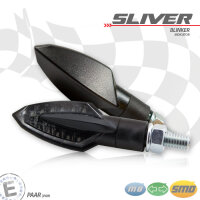 LED-Blinker ""SLIVER"" | schwarz | M8