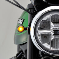 LED-Blinker "D-Light SOL" | Alu schwarz