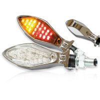 LED-Blinker RL Kombi "Micro Space" | Alu chrom