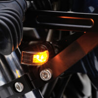 LED-Blinker D-Light "MINI1" | Alu schwarz