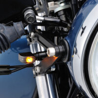 LED-Blinker D-Light "MINI1" | Alu schwarz