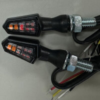 LED-Blinker+RL-Kombi "PIKE" | schwarz M8