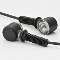 LED-Blinker D-Light "MINI2" | Alu schwarz