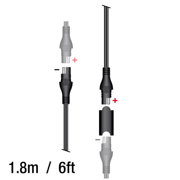 Verlängerungsladekabel OptiMate, (SAE-63),