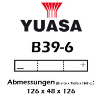 Batterie | YUASA B39-6 7 AH